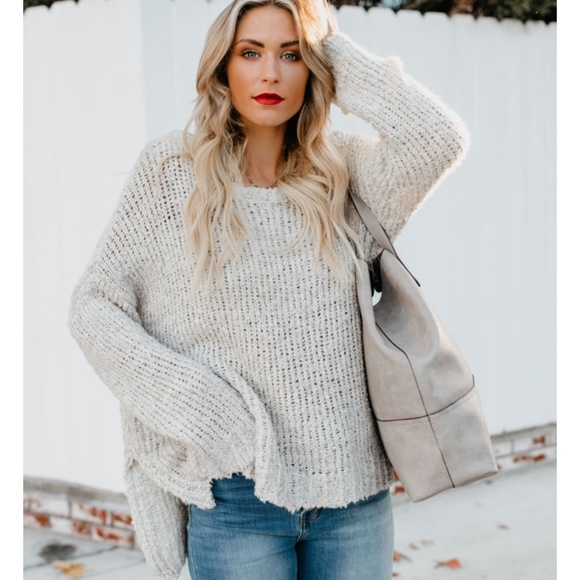 S. the Widow Sweaters - CAMILLA Slouchy Knit Sweater